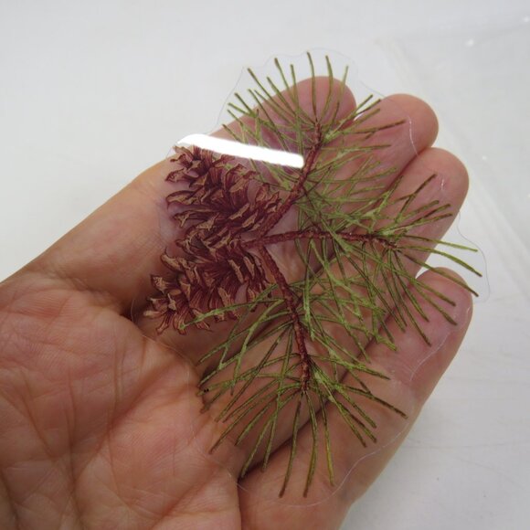 K & Company Dark Red Metallic Acetate w silver backed stickers 1 new 1 opened pk - Picture 5 of 10